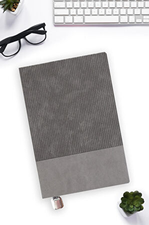 Esnek Kapak Gri Defter