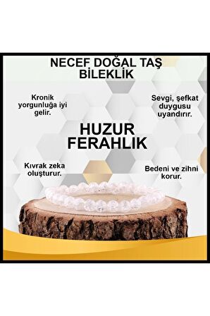 Doğal Taş Necef Bileklik 6 mm