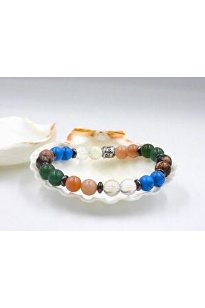 Boğa Burcu (Erkek) Doğal Taş Burç Bilekliği