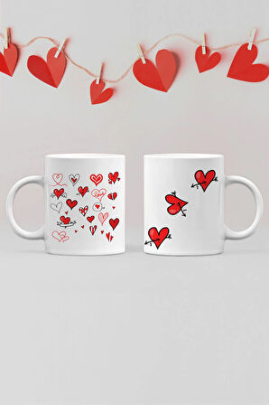 Sevgililer Gününe Özel 2li Kupa Bardak Seti