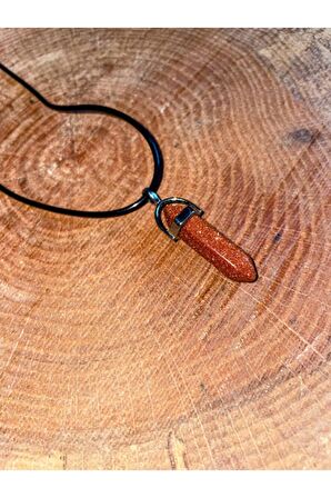 YILDIZ TAŞI DOĞALTAŞ ÇİVİ KOLYE