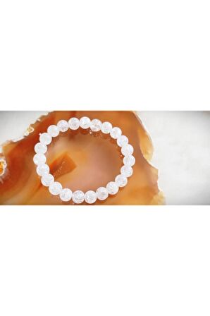8mm Aa Kalite Necef (Dağ Kristali) Taşı Bileklik