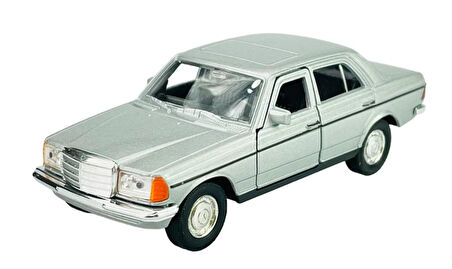 Oyuncak Metal Model Araba 1/36 Çek Bırak Gri Mercedes W123