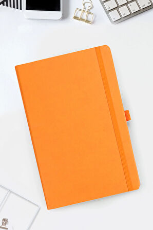 Turuncu Çizgili Defter