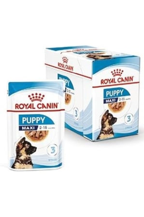 Royal Canin Maxi Puppy Gravy Yavru Köpek Yaş Maması 140 gr x 10 Adet