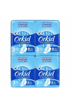 Ultra Uzun Extra (Boy 3) 26x4 adet Gündüz Fresh Özel Seri Fırsat Paketi