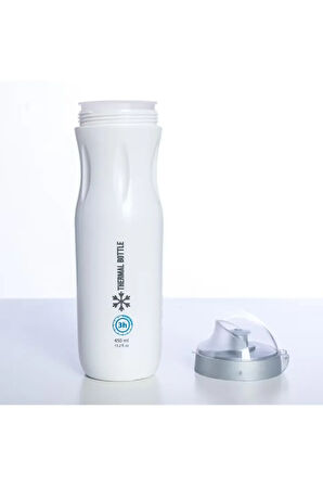 Isı Yalıtımlı Matara - Beyaz - 450 ml
