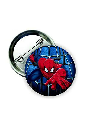 Spiderman Örümcek Adam Button Rozet