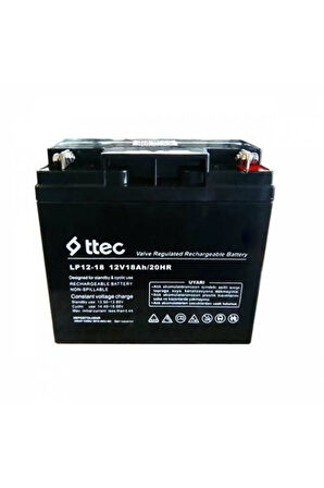 Base 12v Volt 18ah Amper Bakımsız Kuru Akü