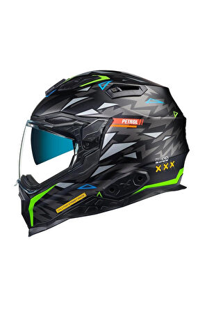 X.Wst 2 Rockcity Mat Siyah-Neon Sarı Kask