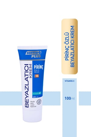Softto Plus Pirinç Özlü Beyazlaştırıcı Krem