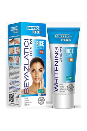 Softto Plus Pirinç Özlü Beyazlaştırıcı Krem