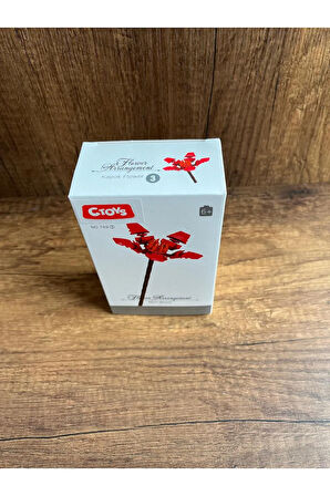 Çiçek Yapı Oyuncakları Kapok Çiçeği Yapma seti Çiçek Yapboz Hediyelik Set