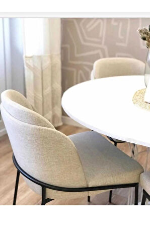 Mutfak Sandalyesi 6'lı Set Salon Sandalyesi Papel Sandalye Yemek Odası Sandalye Lüks Sandalye Morena