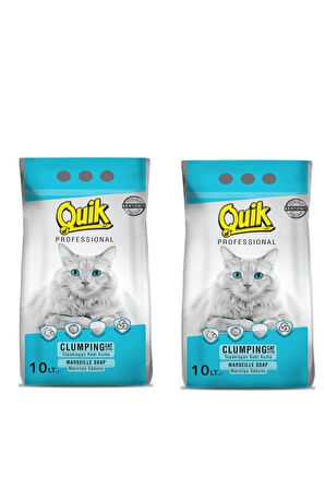 Kedi Kumu 10 Lt X 2 Adet Ince Taneli Topaklaşan Marsilya Sabunlu
