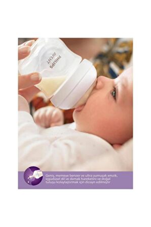 Philips Avent Natural Response Doğal Tepkili PP Mavi Biberon 1+ Ay 260 Ml - MAVİ