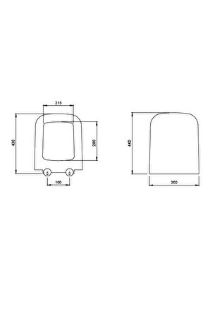 Firenze Rimless Asma Klozet Parlak Beyaz Kapak Dahil 1304-064-0128