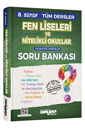 8. Sınıf Tüm Dersler Fen Lıselerı Ve Nıtelıklı Okullar Soru Bankası