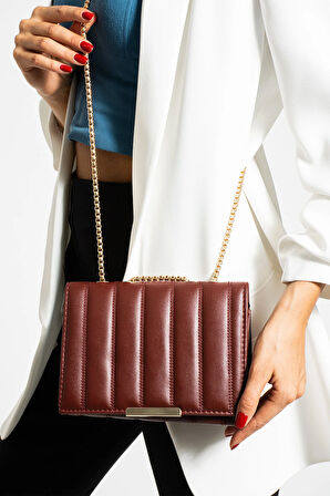 Zincir Askılı Mıknatıslı Omuz Ve El Çantası