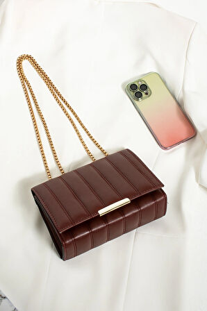 Zincir Askılı Mıknatıslı Omuz Ve El Çantası