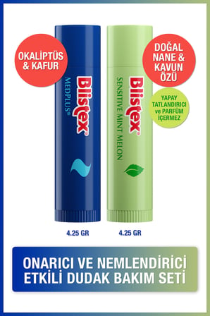 Medplus Stick 4,25gr Sensıtıve Mınt Melon Nemlendirci Kurtarıcı Dudak Bakım Kremi 4.25gr