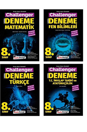 Kafadengi 8. Sınıf Lgs Challenger Denemesi Seti 4 Kitap 2023
