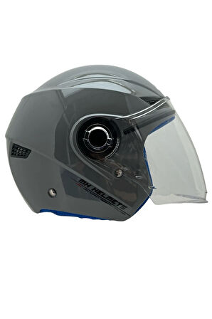 Sports Of-851 Yarım Açık Yazlık Kask Parlak Nardo Gri