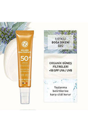 Solaire Peau Parfaite- Leke ve Yaşlanma Karşıtı Nemlendirici SPF50 Koruyuculu Güneş Kremi 40ML