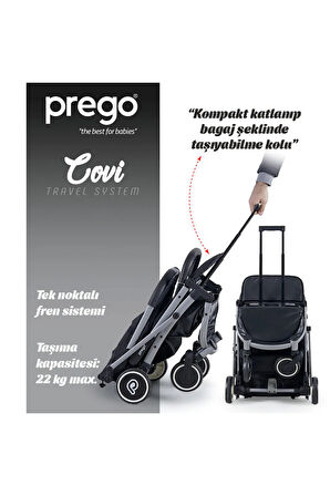 Moda bebekler 2024 Covi Kabin Travel Sistem Bebek Arabası