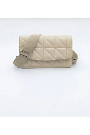 Kolon askılı kapitone kadın omuz çantası