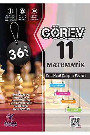 Armada Görev 11. Sınıf Matematik Yeni Nesil Çalışma Föyleri / Armada Yayınları / 9786258266214