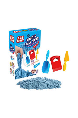 03691 AKSESUARLI MAVİ KİNETİK OYUN KUMU 1000 GR