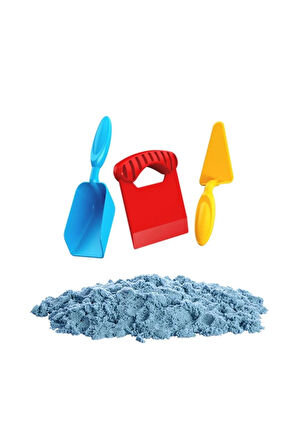 03691 AKSESUARLI MAVİ KİNETİK OYUN KUMU 1000 GR