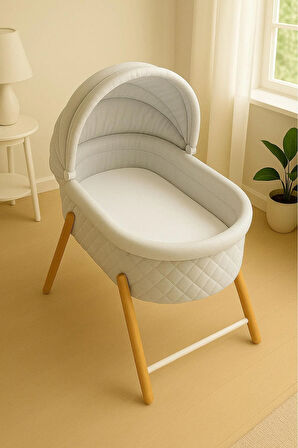 2 Adet Pamuklu ve Lastikli 60 x 120 x 15 cm Penye Bebek Çarşaf