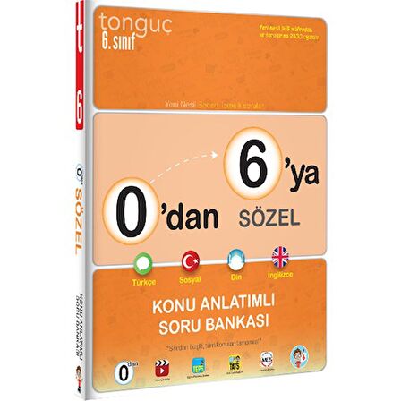 0'dan 6'ya Sözel Konu Anlatımlı Soru Bankası