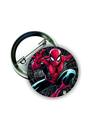 Spiderman Örümcek Adam Button Rozet