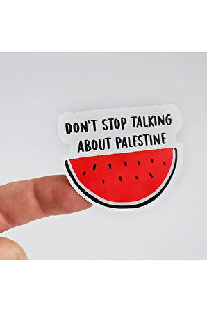 Filistin Temalı Etiket Sticker Seti 10'lu - Free Palestine Sticker Laptop Telefona Uygun