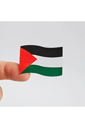 Filistin Temalı Etiket Sticker Seti 10'lu - Free Palestine Sticker Laptop Telefona Uygun