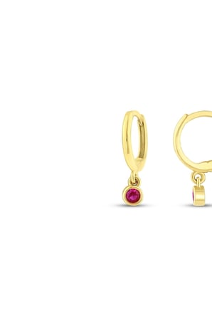 Sallantılı Altın Çocuk Küpe - 14K