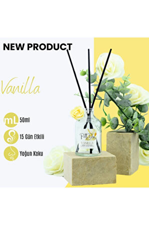 Vanilya Eko Çubuklu Oda Kokusu - Kokulu Çubuk 50ml