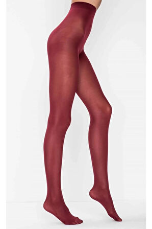 Kadın Mürdüm Mikro 40 Külotlu Çorap