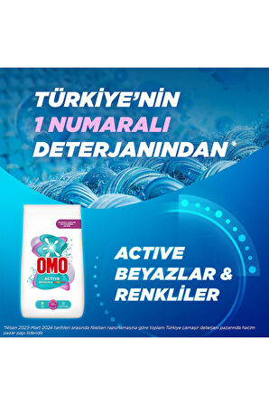 Omo Active Beyazlar&Renkliler 2x9kg