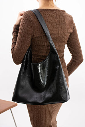 Kadın Omuz Çantası Makyaj Çantalı Kaliteli Deri