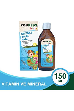 Youplus Kids Omega 3 150 ml Şurup