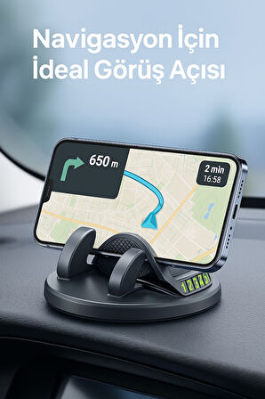 Park Numarası Gösterge Ünitesi ve 360 Derece Dönen Telefon Tutucu