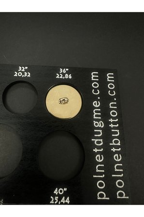 Polnet Button Gold Pulmetal Para Model Trençkot Kaban Ceket Düğme 6 Adet.