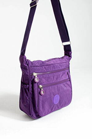 Çok Gözlü Su Geçirmez Kumaş Omuz Çantası