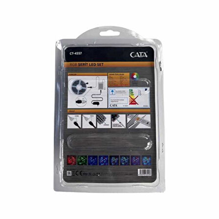 Cata Ct-4557 RGB Şerit Led Seti 5mt