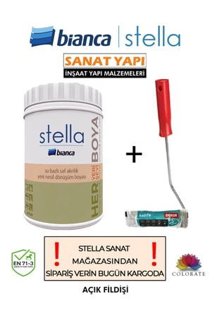 Su Bazlı Saf Akrilik Boya Ve Rulosu 1Lt