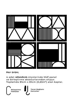 Lazer Kesim Sarkıt Paravan, Ahşap Seperatör, Panel Levha Seti Dekorasyon Ahşap Oda Bölücü şekil